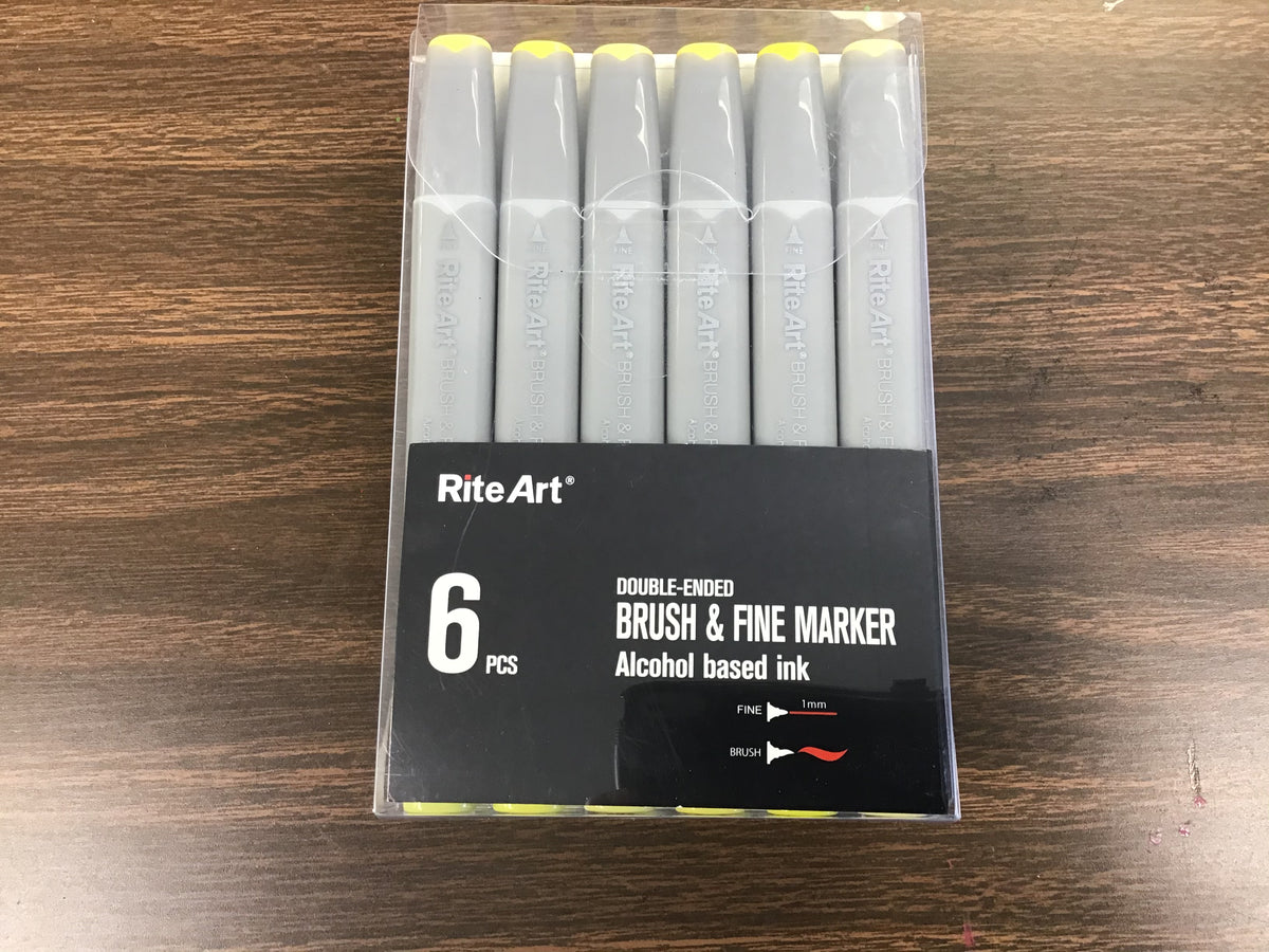 Rite Art Alcohol Marker Set, Skin & Hair (12pc)