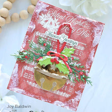 Load image into Gallery viewer, Silent Night Background - 4"x 6" Rubber Cling Stamp Set