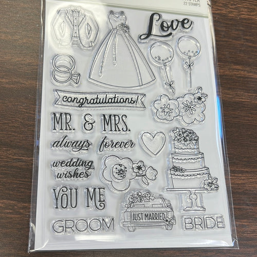 Happily ever after stamp by simple stories