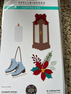 Candlelit winter die set by spellbinders