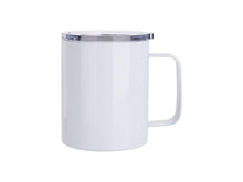 Load image into Gallery viewer, Craft Express 4 Pack 10oz Stainless Steel Coffee Cups – White Sublimation-Ready Mugs