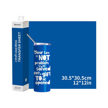 Load image into Gallery viewer, Craft Express 8 Pack 12" x 12" Solid Color Assorted Sublimation Transfer Sheets