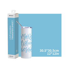 Load image into Gallery viewer, Craft Express 8 Pack 12" x 12" Solid Color Assorted Sublimation Transfer Sheets