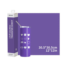 Load image into Gallery viewer, Craft Express 8 Pack 12" x 12" Solid Color Assorted Sublimation Transfer Sheets