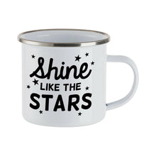 Load image into Gallery viewer, Craft Express 4 Pack 12oz Enamel Sublimation Mugs – White with Silver Rim