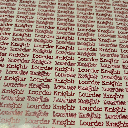 Lourdes knights paper