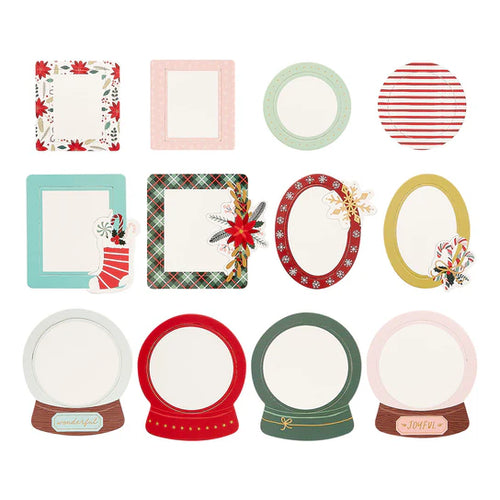 oh joyful day chipboard frames  by Spellbinders