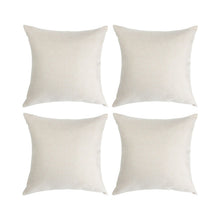 Load image into Gallery viewer, Craft Express 16" White Linen-Like Sublimation Pillow Cover – 16" Square Blank