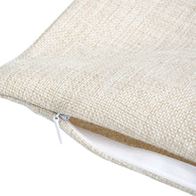 Load image into Gallery viewer, Craft Express 16" White Linen-Like Sublimation Pillow Cover – 16" Square Blank
