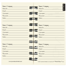 Load image into Gallery viewer, Mini - Password Journal (Kraft)