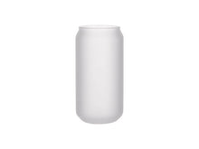 Load image into Gallery viewer, Craft Express 18oz Frosted Glass Cans with Bamboo Lids &amp; Straws – Sublimation-Ready