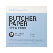 Load image into Gallery viewer, Craft Express Protective Butcher Paper – 200 Pack for Sublimation Heat Pressing