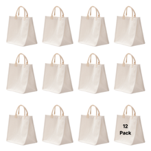 Load image into Gallery viewer, Craft Express Linen Shopping Bag for Sublimation &amp; Custom Designs, 15" x 16"