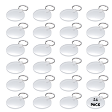 Load image into Gallery viewer, Craft Express 4-Pack Acrylic Round Keyrings – Sublimation &amp; UV DTF Blanks