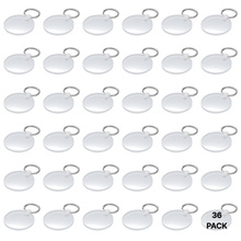 Load image into Gallery viewer, Craft Express 4-Pack Acrylic Round Keyrings – Sublimation &amp; UV DTF Blanks