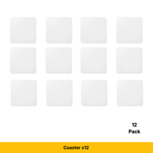 Load image into Gallery viewer, Craft Express 4-Pack White Square Coasters – Sublimation Hardboard Blanks