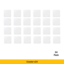 Load image into Gallery viewer, Craft Express 4-Pack White Square Coasters – Sublimation Hardboard Blanks