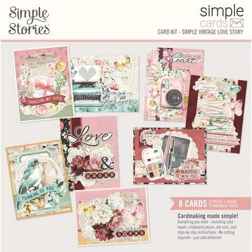 Simple Vintage Love story card kit by Simple Stories