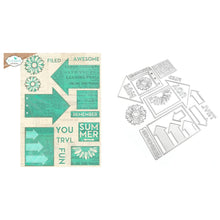 Load image into Gallery viewer, arrows die set by Elizabeth crafts