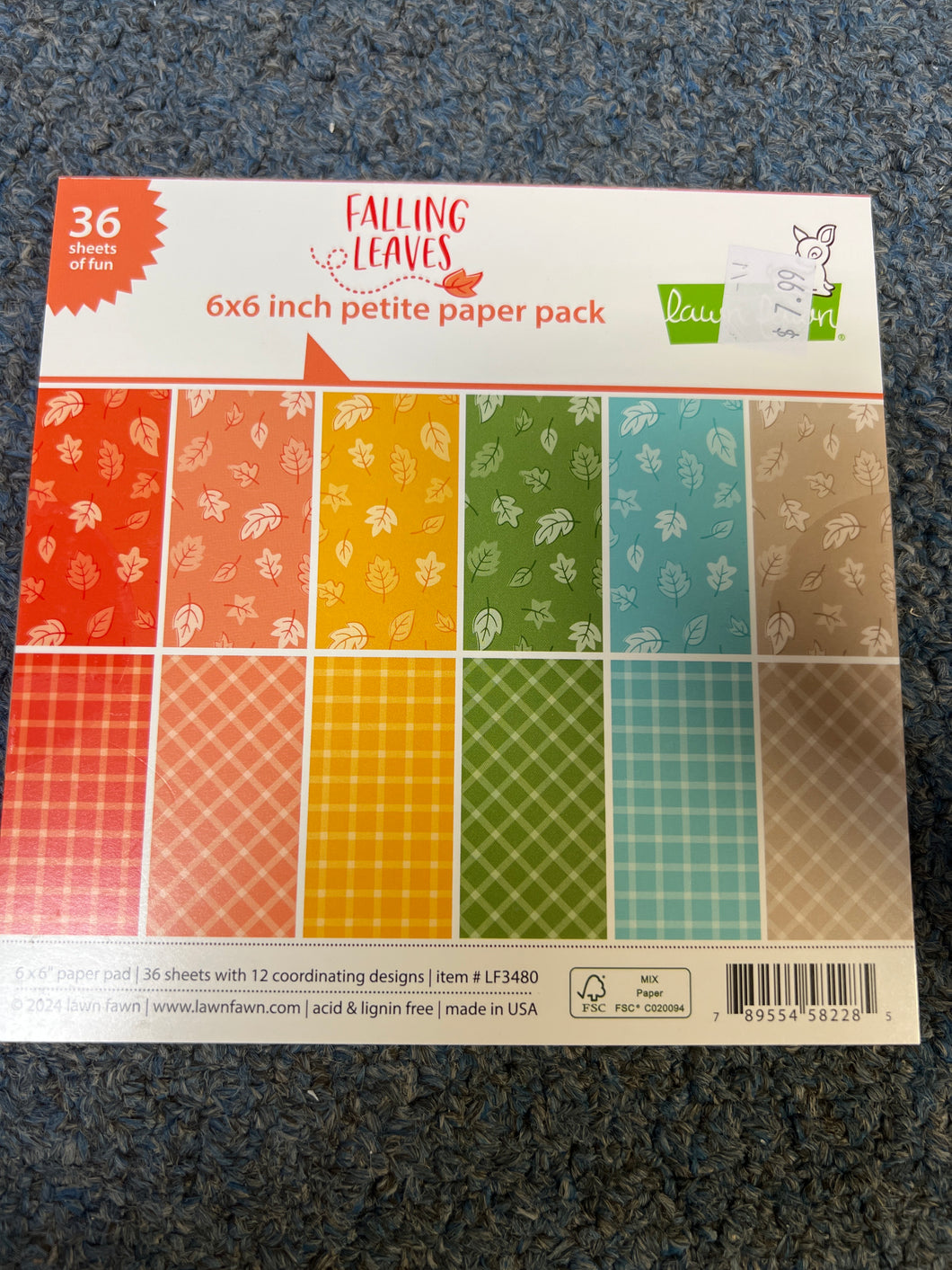 Falling leaves petite paper  by lawn fawn