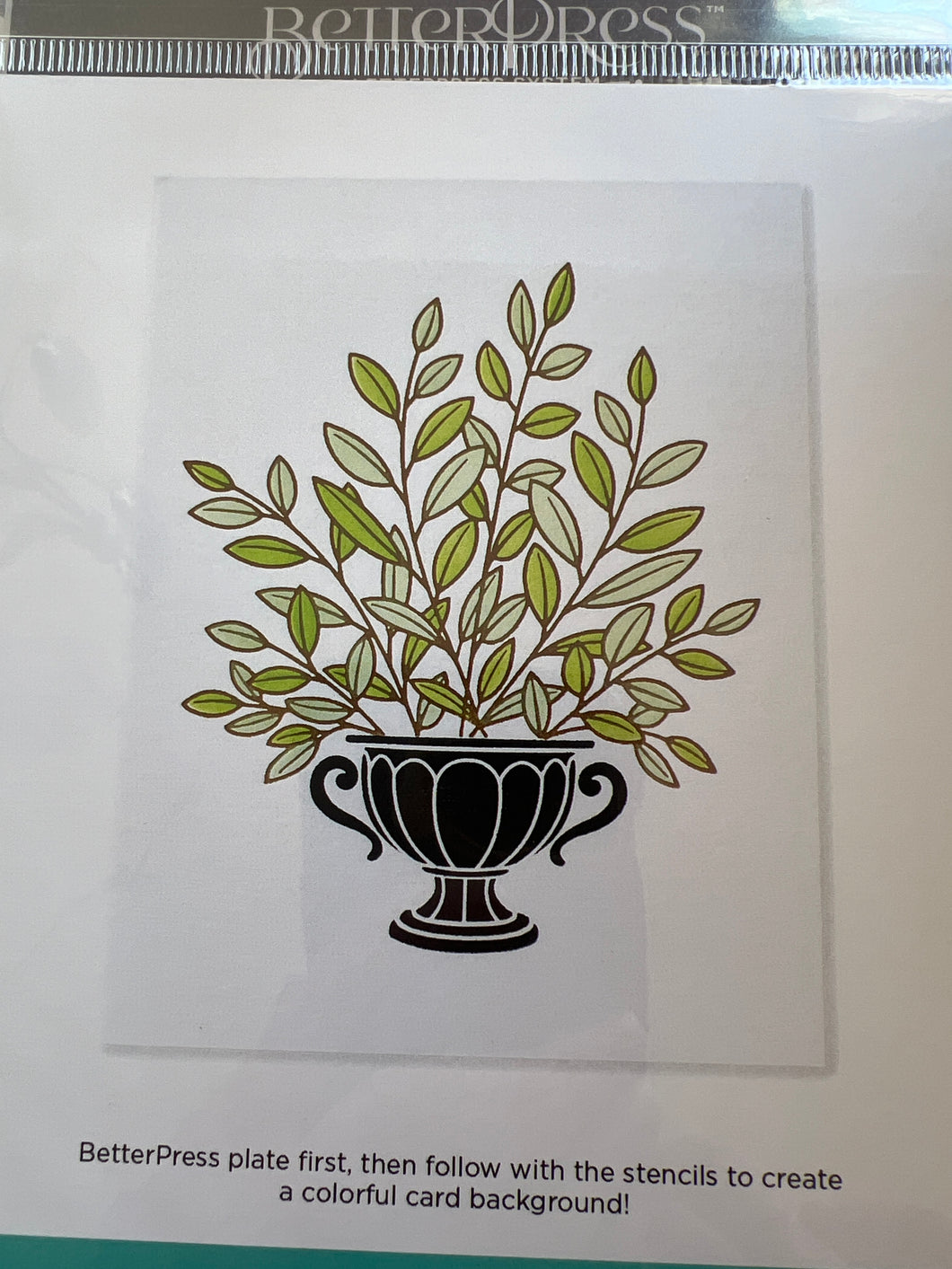 Betterpress society january 25 stencil by Spellbinders