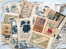 Load image into Gallery viewer, Junk Journal Page Pack- Advertising
