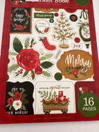 Happy Christmas sticker book by carta bella