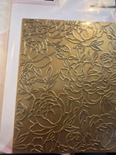 Load image into Gallery viewer, Peony print hot foil plate and stencil by pinkfresh