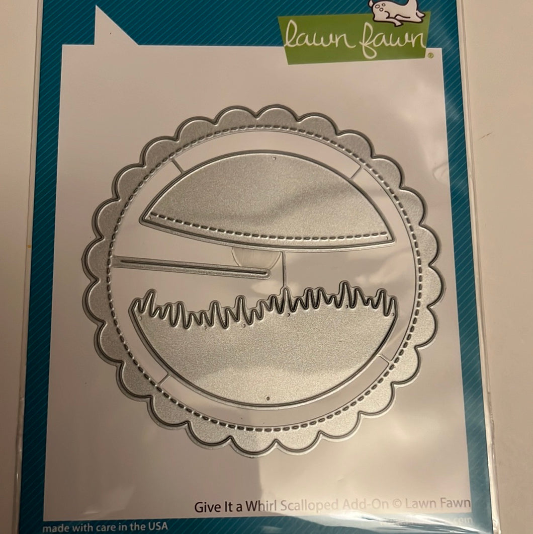 give it a whirl add on die  by Lawn fawn