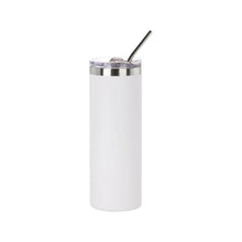 Load image into Gallery viewer, Craft Express 6 Pack Powder Coated Stainless Steel Tumblers with Straw &amp; Lid
