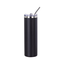 Load image into Gallery viewer, Craft Express 6 Pack Powder Coated Stainless Steel Tumblers with Straw &amp; Lid