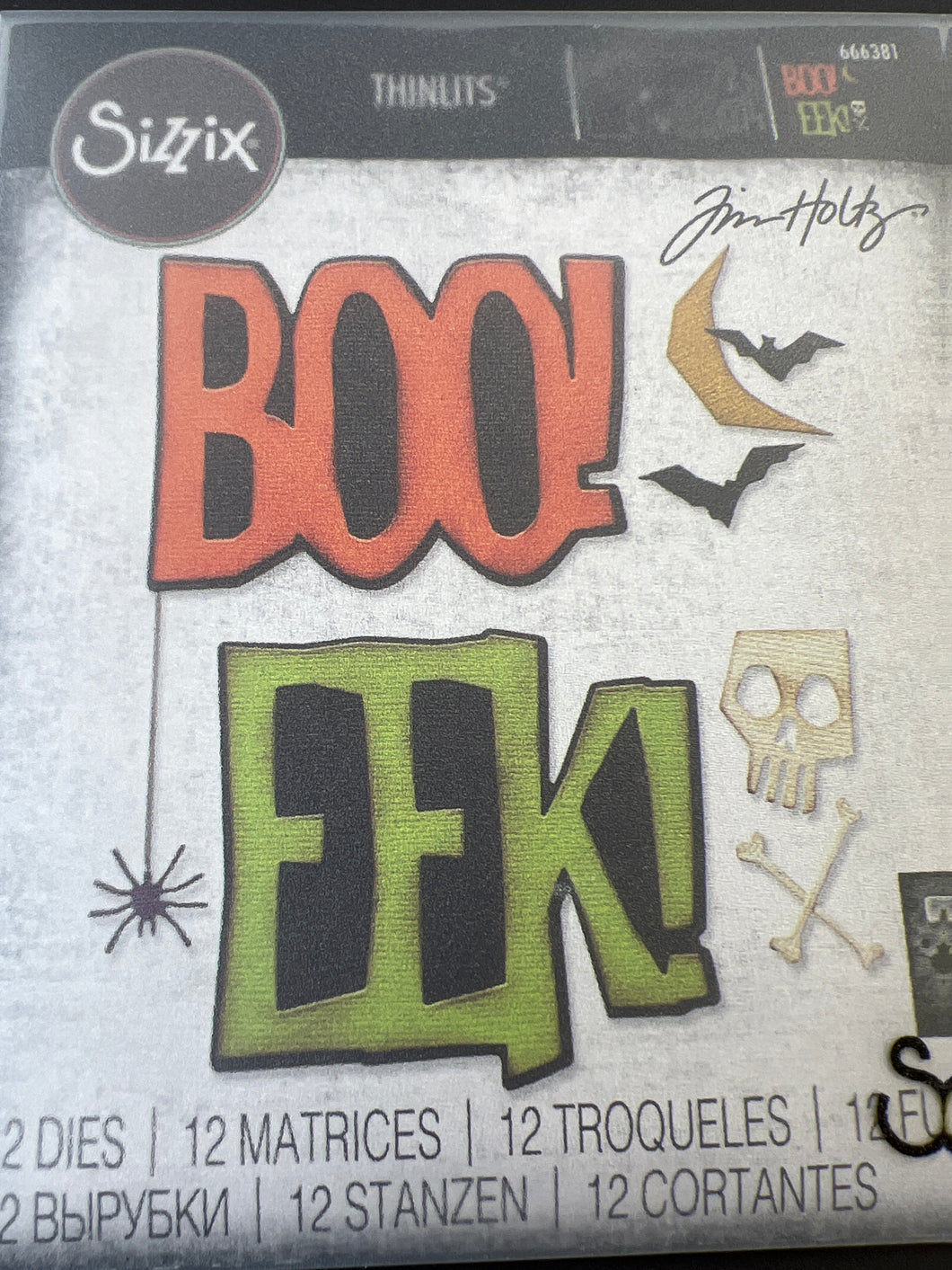 Big frights die set by Sizzix