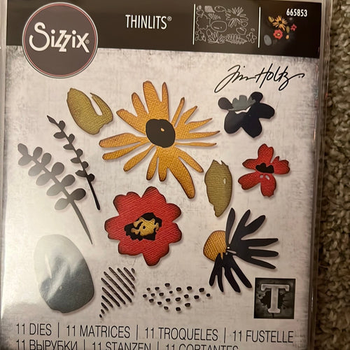 Modern floristry die by Sizzix & Tim Holtz