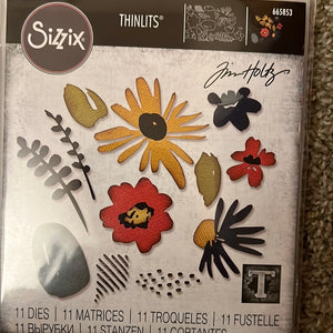 Modern floristry die by Sizzix & Tim Holtz