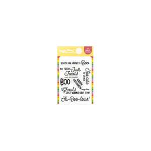 Boo Sentiments Stamp Set by waffle flower