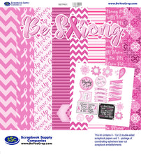 Load image into Gallery viewer, Be Strong 12 x 12 Scrapbook Collection Kit by SSC Designs -
