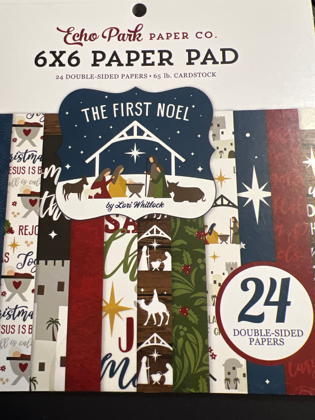 The first noel 6x6 paper pad by echo park