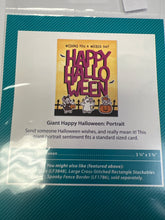 Load image into Gallery viewer, giant happy halloween portrait die by Lawn Fawn