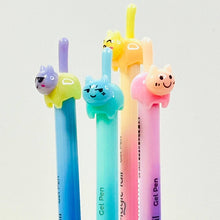 Load image into Gallery viewer, Cat Tail Colors Gel Pen-
