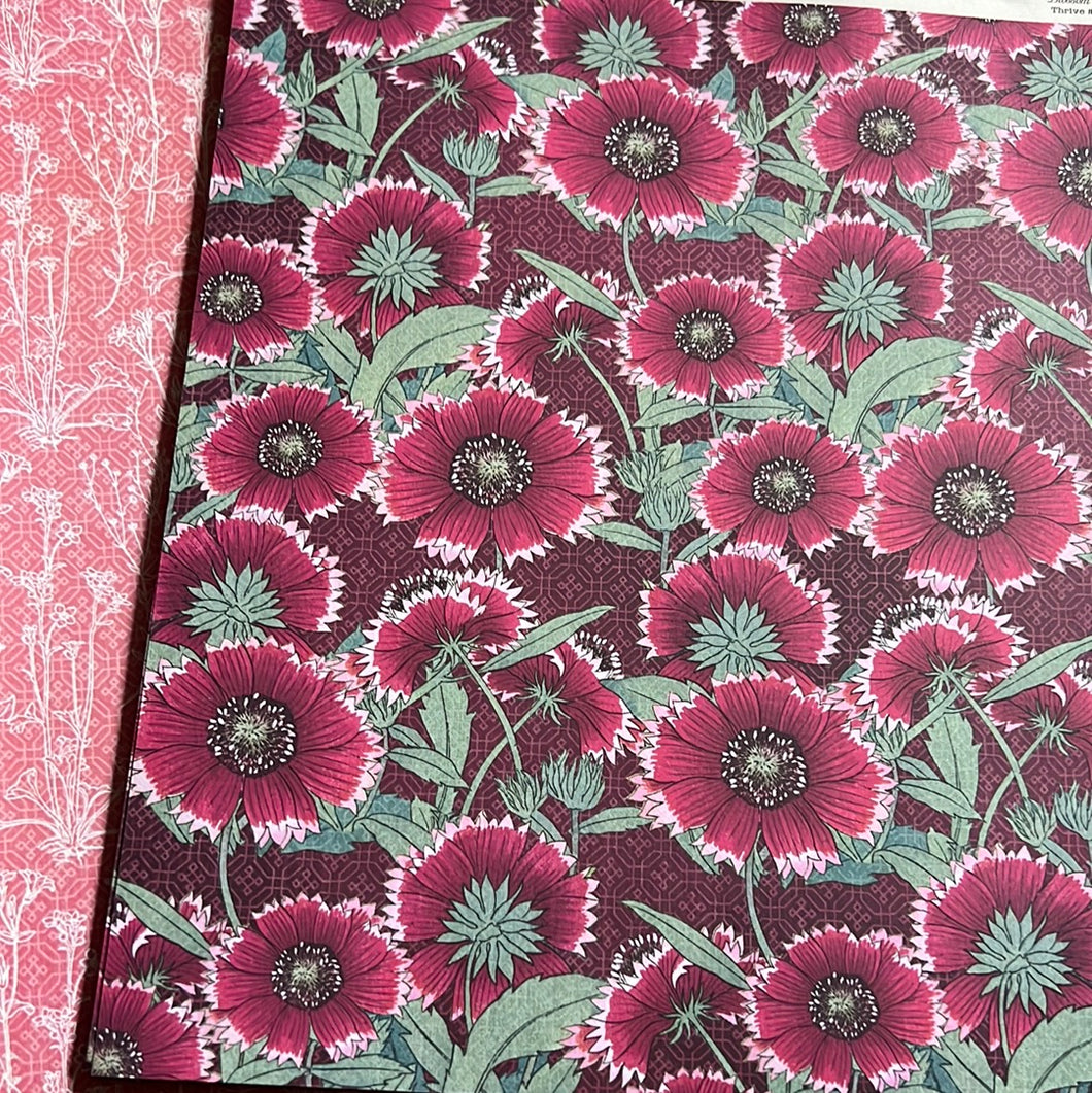 Thrive blossom paper by Graphic 45