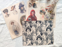 Load image into Gallery viewer, Junk Journal Page Pack- Fashion