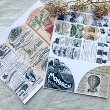 Load image into Gallery viewer, Junk Journal Page Pack- Advertising