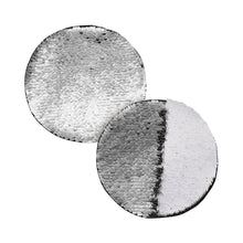 Load image into Gallery viewer, Craft Express 2 Pack 7&quot; Round Sequin Sublimation Patches