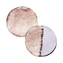 Load image into Gallery viewer, Craft Express 2 Pack 7&quot; Round Sequin Sublimation Patches