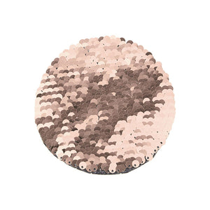 Craft Express 2 Pack 7" Round Sequin Sublimation Patches