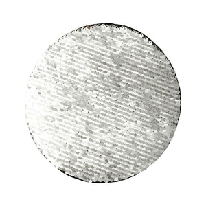 Craft Express 2 Pack 7" Round Sequin Sublimation Patches