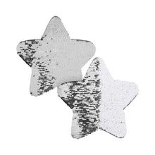 Load image into Gallery viewer, Craft Express 2 Pack 7&quot; Star Sequin Sublimation Patches