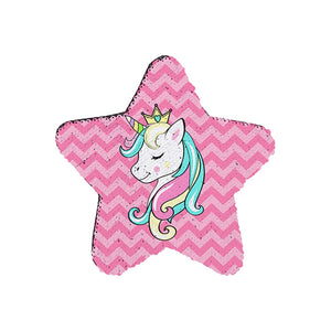 Craft Express 2 Pack 7" Star Sequin Sublimation Patches