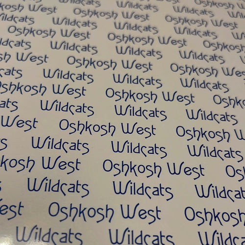 Oshkosh west wildcats paper