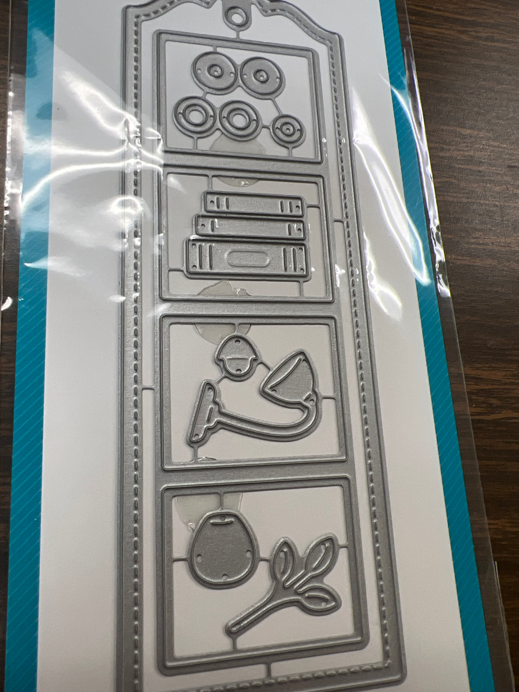 Stitched bookmark die by lawn fawn